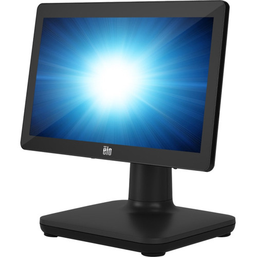 Elo POS System - 15-Inch Wide, Win 10, Celeron, 4Gb Ram, 128Gb Ssd, Projected Capacitive 10-Touch, Zero-Bezel, Antilgare, Black, I/O Hub Stand - E440234