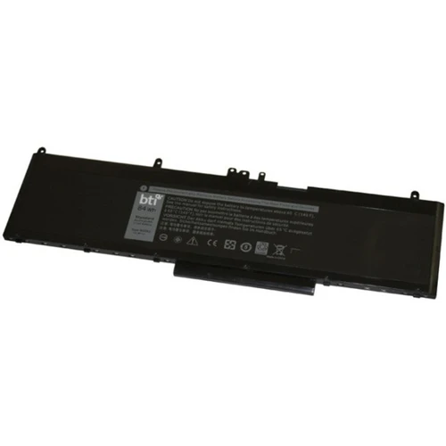 BTI Replacement LiPoly Notebook Battery for Dell Precision 15 3510, 3510 series; replaces WJ5R2, 4F5YV, 04F5YV Specs: Lithium Polymer; 6-cells; 11.4V, 7350mAh, 84WHR - WJ5R2-BTI