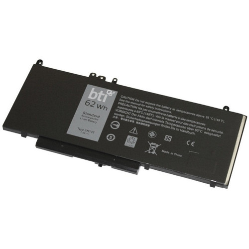 BTI Replacement LiPoly Notebook Battery for Dell Latitude E5470 E5570 series; replaces 451-BBTW 6MT4T 451-BBUN 451-BBTX 451-BBUP 451-BBUQ 0C1P4 535NC FN7FY JCDHY NR1DY 7V651-BBUN - 451-BBTW-BTI