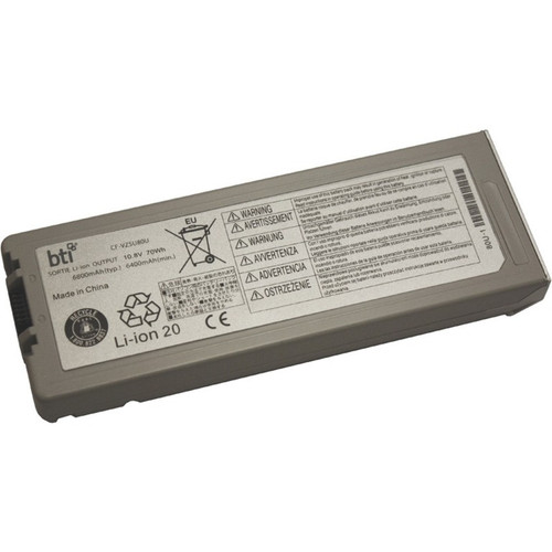BTI Replacement Battery for Panasonic ToughBook CF-C2 CF-C2 MK1 CF-VZSU80U Specs 10.8V, 6800MAH 9 Cells 70 Whr Li-Lon - CF-VZSU80U-BTI