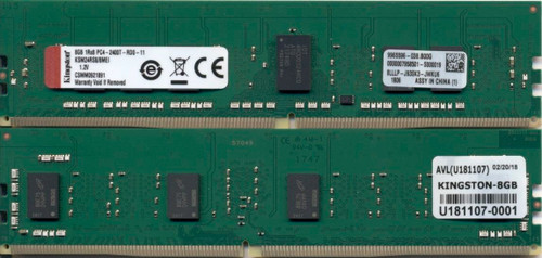 Kingston 8GB 2400MHz DDR4 ECC Reg CL17 DIMM 1Rx8 Micron E IDT Bulk 50-unit increments - KSM24RS8/8MEI-BK