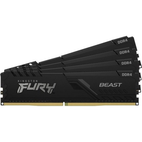 Kingston 32GB 3600MHz DDR4 CL17 DIMM (Kit of 4) Fury Beast Black - KF436C17BBK4/32