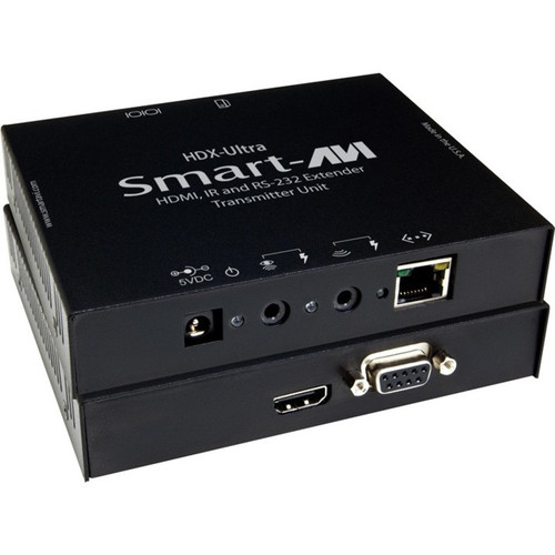 Smartavi HDX-Ultra: HDMI, IR, and RS-232 Extender over a single CAT5 UTP Cable. Includes: HDXU-TX, HDXU-RX, SM-EYE3, SM-LED3, and 2 x (PS5VD2A-1) - HDX-ULTRA-S