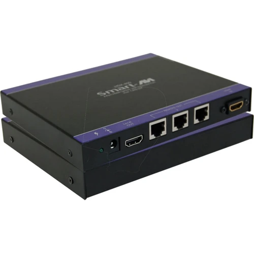 Smartavi HDMI 4-Port Transmitter over a single CAT6 cable. Includes: HDX-400 and (PS5VD2A) - HDX400S