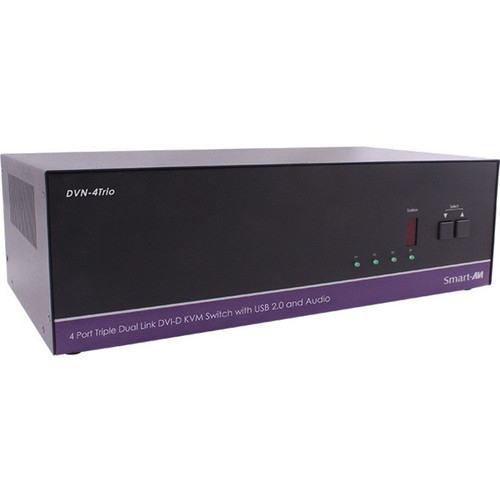 Smartavi TRIO DVI-D, USB AND AUDIO KVM SWITCH - DVN-4TRIOS