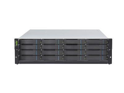 Infortrend EonStor GS 2000 Unified Storage, 2U/12 bay, redundant controllers, 12 x 10TB SAS HDD 7200 RPM, 8 x 16GB FC ports, 16GB memory, 2 x open Host Board slots, 2 x PSU, 5 Years NBD support (120 TB raw) - GS2012R0C0F0D-10T1