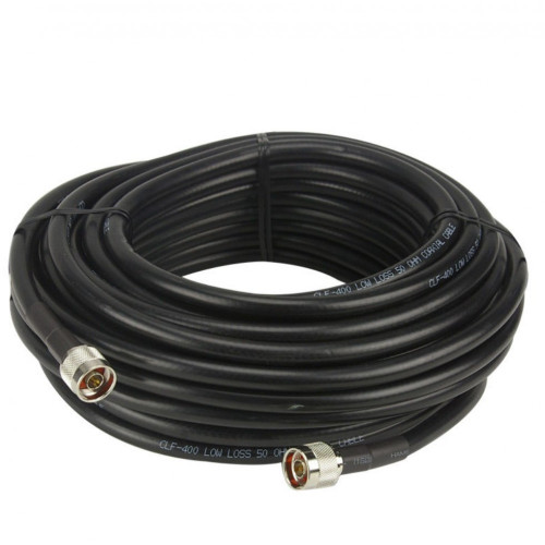 Parsec LMR400 Cable kit for 4:1 Antenna with 4 LTE cables, N type Male to N type Male connectors, 4 cables at 100 ft each - PC4004L100NM