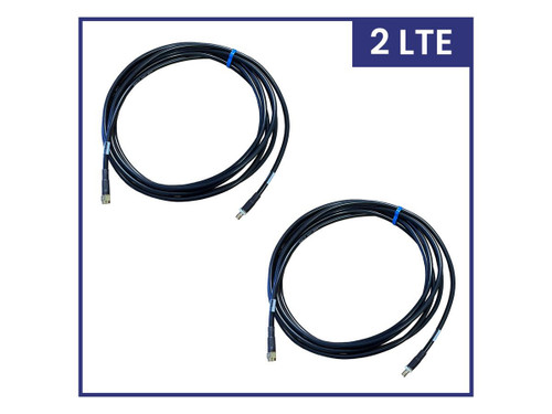 Parsec LMR200 Cable kit for 2:1 Antenna with 2 LTE cables, N type male to SMA male connectors, 2 cables at 02 ft each - PC2002L02NMSM