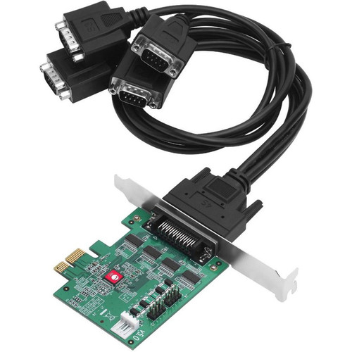 SIIG Adds Four Rs-232 Serial Ports To A Pci Express Enabled Computer - LB-S00114-S1