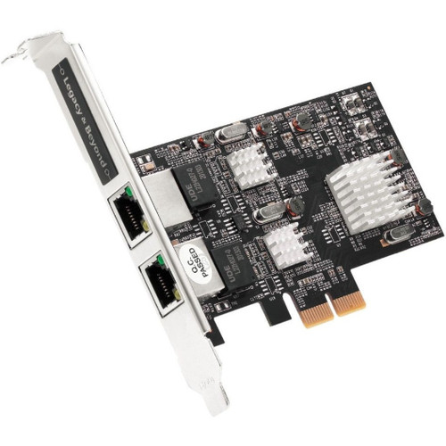 SIIG Adds Multi-Gigabit Ethernet Capability To Your Server Or Desktop Computer, Quickly Enable 2.5G, 1G, 100Mbps, Or 10Mbps Connection Over Dual Rj45 Ports - LB-GE0711-S1