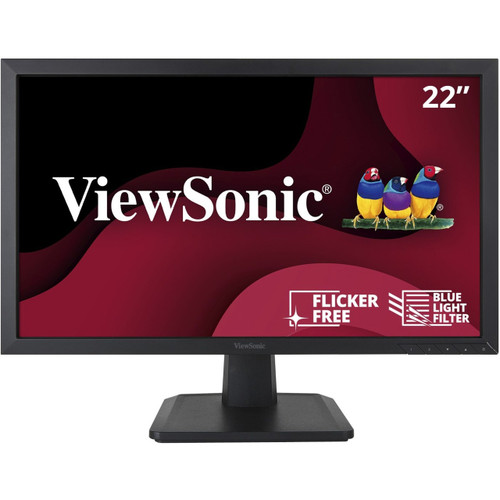 ViewSonic 22 inch (21.5 inch viewable) Full HD Monitor with SuperClear MVA Panel Technology. Versatile Connectivity and Enhanced Viewing ComFor t - VA2252SM