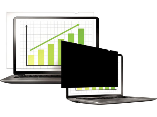 Fellowes Blacks Out Screen Image When Viewed From The Side To Prevent Prying Eyes From Reading Your Screen - 4813101