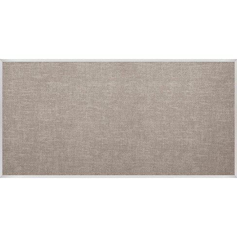 Mooreco Vin-Tak Tackboard - Aluminum Trim - Silver 2x3 Cotton - 311AB-46