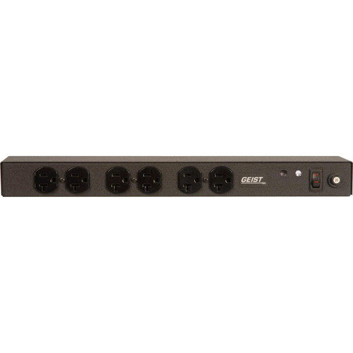 Monoprice 6 Outlet Surge Protector Power Strip 6ft Cord, 2 Port USB Charger on The Plug, 1080 Joules - 27033