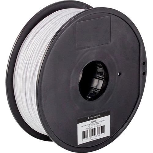 Monoprice Select Pla Plus+ Premium 3D Filament_1Kg 1.75Mm_White - 15835