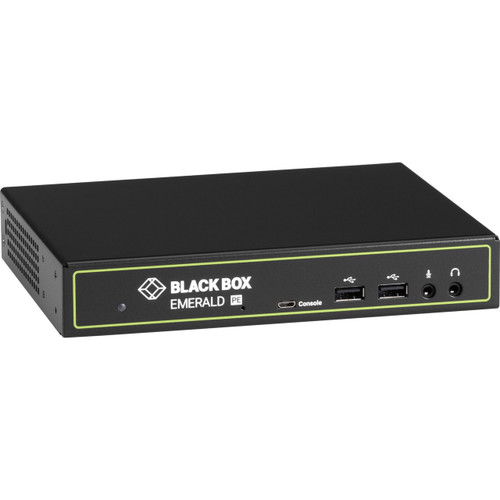 Blackbox KVM Extender Rx Vm Access - Single-Head PoE Dvi-D V-USB 2.0 Audio - EMD2000PE-R-P