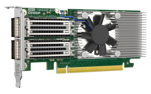 QNAP Launches QXG-100G2SF-BCM Dual-Port 100GbE Network Expansion Card