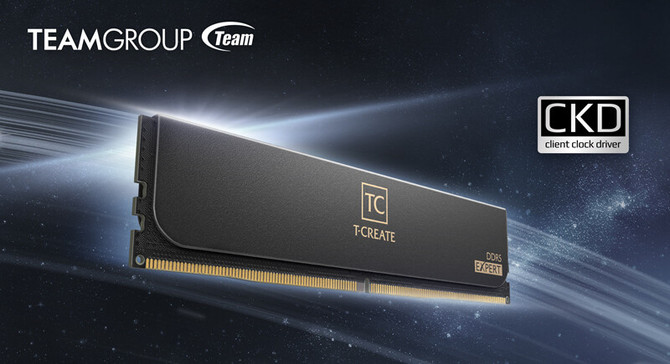 Team Group Launches T-CREATE EXPERT CKD DDR5 Memory for Professional Creators