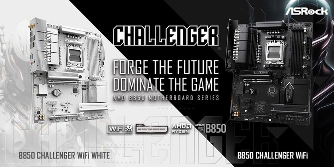 ASRock Launches B850 Challenger Series Motherboards — Built for Fearless Play