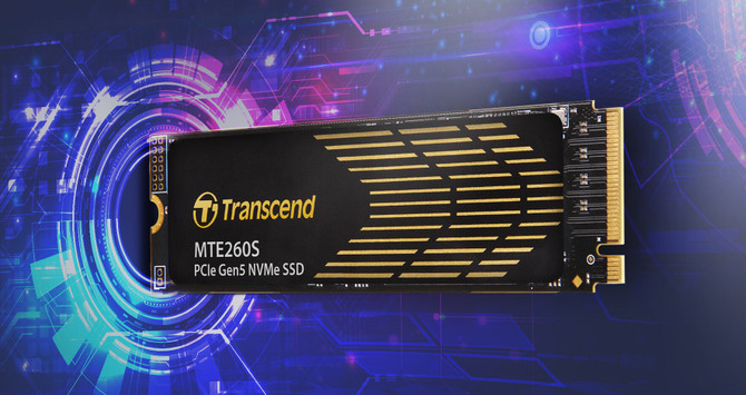 Transcend Unleashes MTE260S PCIe Gen5 SSD: 14,000 MB/s Speeds and Next-Gen Power