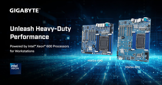 Giga Computing Introduces New Intel Xeon 600–Based Workstation Motherboards