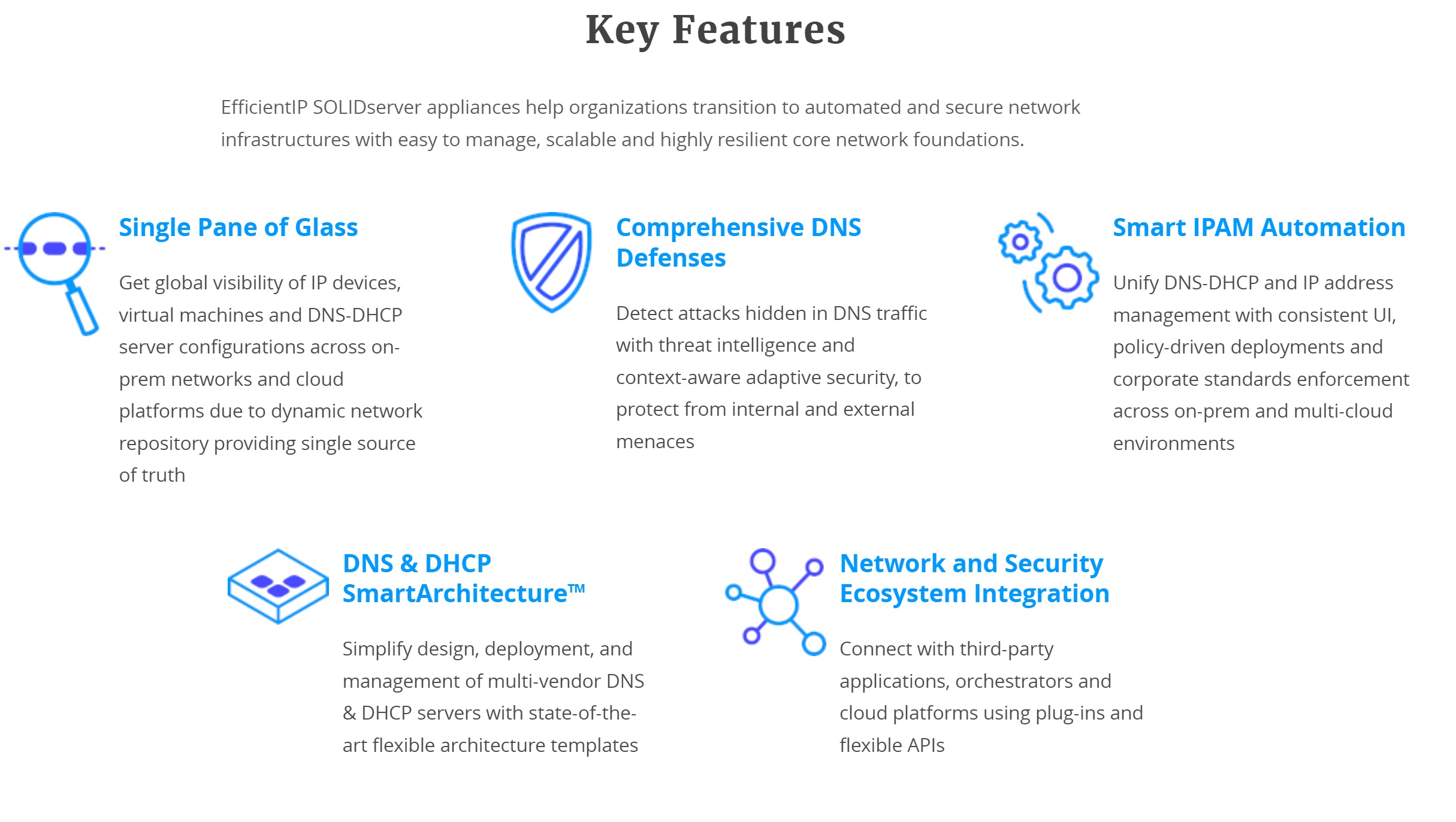 EfficientIP  Network Automation and DNS Security with DDI services