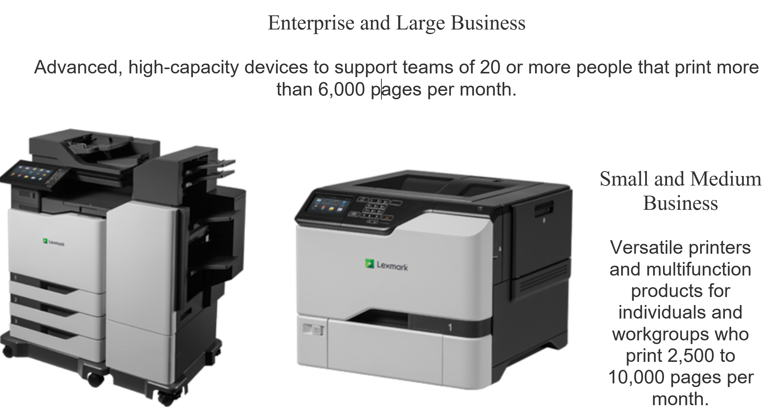 LEXMARK Products