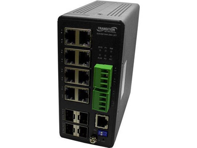 Transition Self-Enclosed Managed Hardened Gigabit Ethernet PoE++ Switch ...