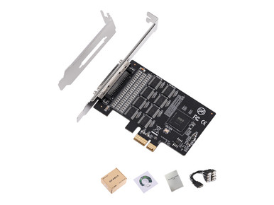 Io Crest Driver IO Crest PCIe to 8 Ports RS232 Serial Controller Card - IO-PCE6138-8S