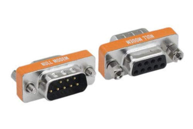 Enet Db9 Male To Db9 Female Mini Gender Changer Adapter - AD-DBPM-DB9F