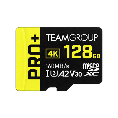 Teamgroup PRO uSDXC 128GB UHS-I U3 V30 A1-100MB RETAIL W/1Adapter