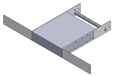 Raritan Rackmount brackets to mount KX III User Station in standard 1U ...