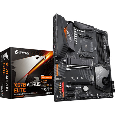 Gigabyte Aorus Ultra Durable X570 Aorus Elite Desktop Motherboard - AMD ...