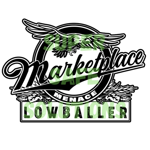 Marketplace Menace Sticker