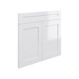 Flat Pack Kitchen Sink Base Cabinet Door in Shaker White for 900mm Cabinets - Durable RTA Cabinetry Component for DIY Home Renovations in Australia.