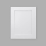 Modern Shaker Style Satin White Flat Pack Kitchen Cabinet Door with 18mm Moisture Resistant MDF for DIY Home Renovations in Australia.