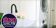 Naomi Findlay's laundry remodel features vintage mixer tap from Renovator Store