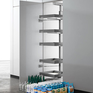 Higold Shearer Space Pull Out Kitchen Swivel Pantry Unit with Soft Close for 600mm Cabinet - Renovator Store Australia