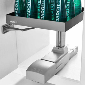 Higold Shearer Series Swivel Pull Out Pantry Unit Heavy Duty Smooth Slide Runner for Kitchen Storage - Renovator Store Australia
