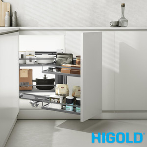 Higold Diamond Magic Corner Pull Out Right Opening Kitchen Storage for 90cm Blind Corner cabinets in Melbourne Victoria