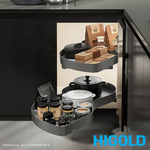 Higold Shearer PRO Left Opening Swing Out Kitchen Blind Corner Storage for 900mm Cabinets Australia