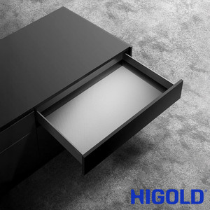 Modern 900mm wide kitchen drawer system with soft-close runners for organized under-bench storage in Australian homes.