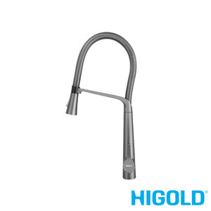 Higold BN2.0 PVD Grey Magnetic Pull Out Kitchen Mixer Tap for modern home renovations in Australia.