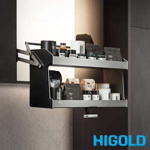 Higold Nebula Lift System Pull Down Kitchen Cabinet Storage for Overhead Cupboard - Modern Kitchen Hardware Australia