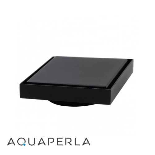 Modern Matte Black Square Tile Insert Shower Floor Waste for Australian Bathrooms