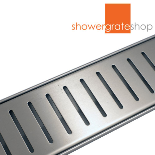 Modern Metro Brushed Stainless Steel Linear Shower Grate for Australian Bathroom Drainage