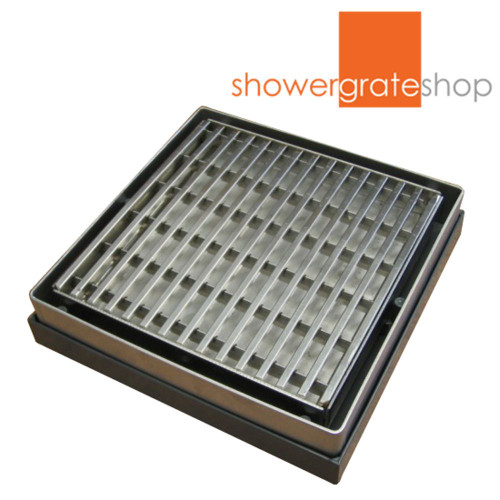 Artemis Modern Stainless Steel Square Tile Insert Shower Floor Waste for Australian Bathrooms
