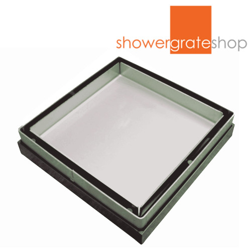 Square Stainless Steel Tile Insert Shower Floor Drain for Australian Bathrooms