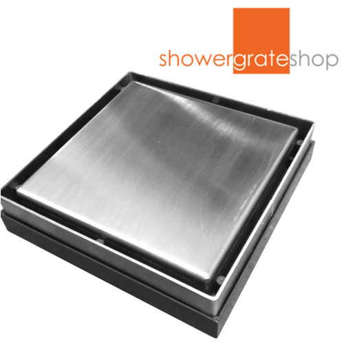 Modern Millennium Square Tile Insert Shower Drain for Australian Bathrooms