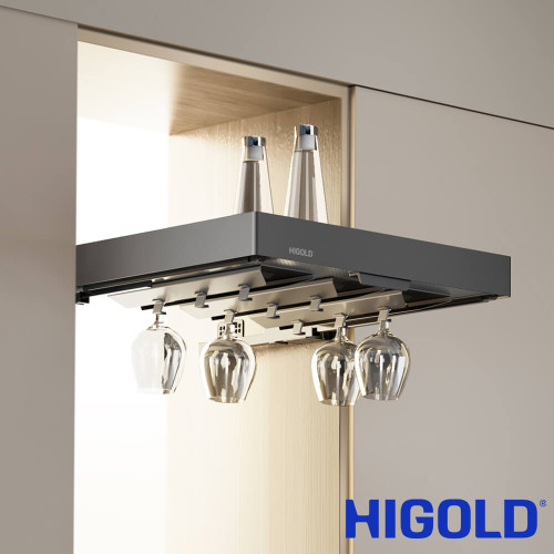 Pull Out Drawer Stemware Rack for Wine Glass Storage - Renovator Store Australia